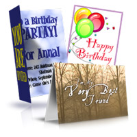 custom greeting cards display image